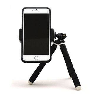 Smartphone Tripod Mount and Flexible Tripod Combo