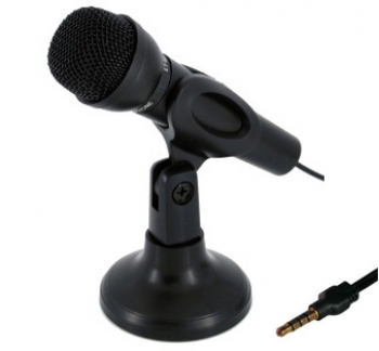 Microphone with iPad/smartphone convertor