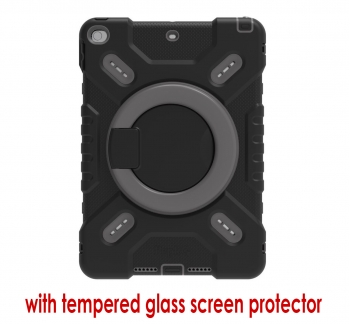 iPad 10-11th gen heavy duty case with glass protector