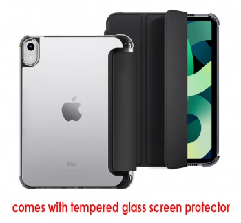 iPad 10-11th gen smart cover w/Pencil holder & glass protector