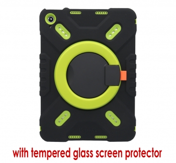 iPad 10-11th gen heavy duty case with glass protector