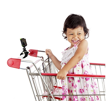 Smartphone Tripod Mount and Flexible Tripod Combo