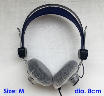 Disposable Headphone Earpad Covers(Size:M, dia approx.8cm)