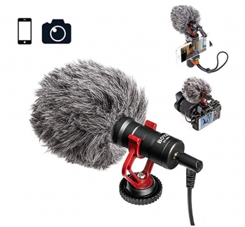 Microphone for iPad/smartphone (with cold shoe adaptor)