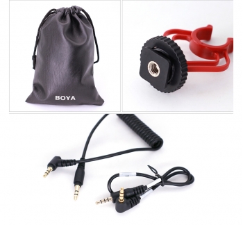 Microphone for iPad/smartphone (with cold shoe adaptor)