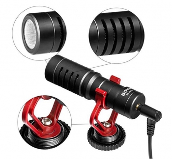 Microphone for iPad/smartphone (with cold shoe adaptor)