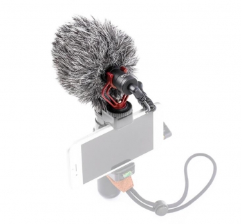 Microphone for iPad/smartphone (with cold shoe adaptor)