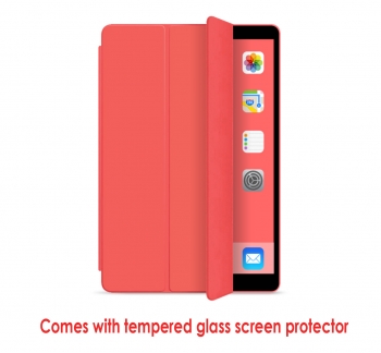 iPad 5-6 deluxe cover with tempered glass screen protector