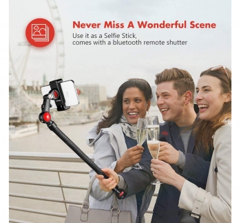 Waterproof Flexible Monopod for Smartphone/iPad with Bluetooth Remote