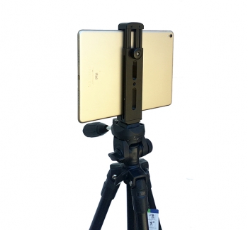 iPad Pro Aluminum Tripod Stand (reversible centre column) & Remote Shutter