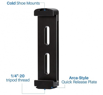 iPad Pro Aluminum Tripod Stand (reversible centre column) & Remote Shutter