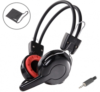 Headphone with Mic & Headphone Bag Bundle