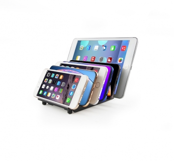 Desktop stand for 6 devices