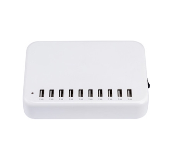 USB-A 10 Ports Charger 120W (10x2.4A), AUS Approval