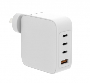 USB-C and USB-A 4 ports 100W PD GaN charger